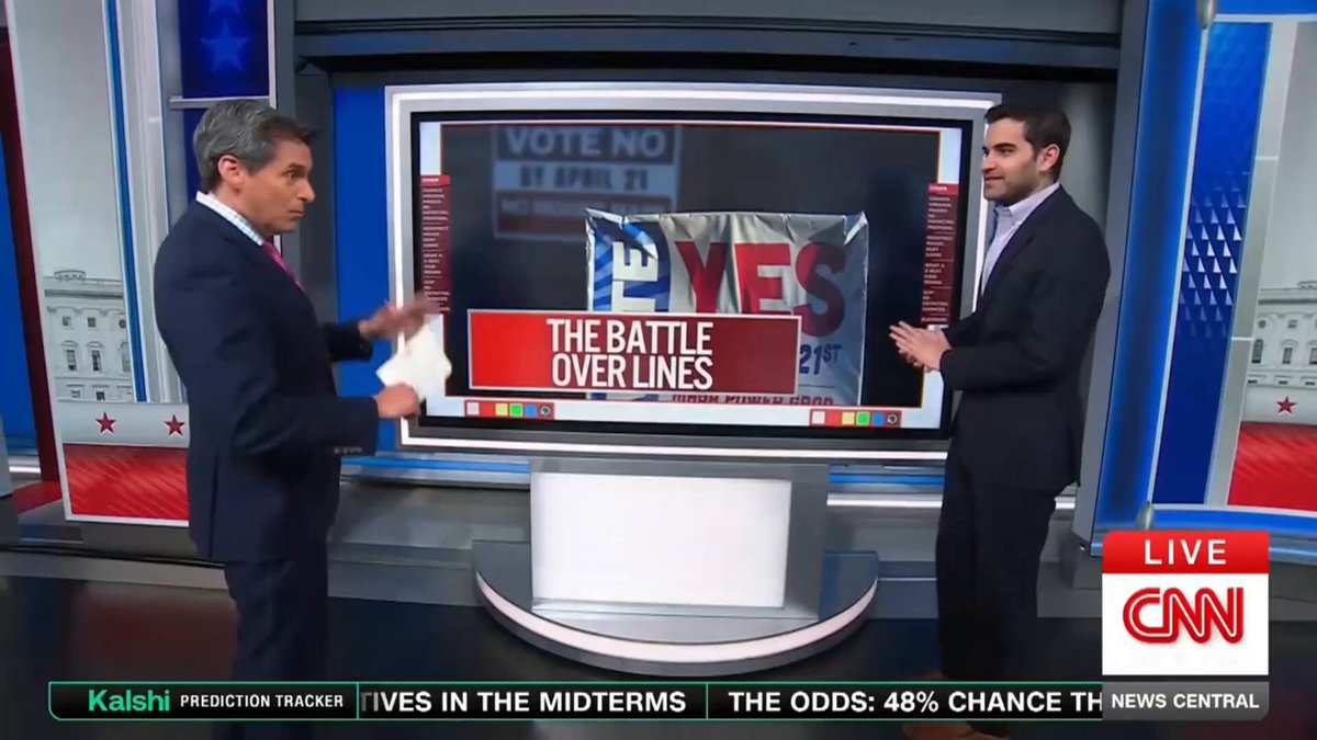 BAD NEWS FOR REPUBLICANS🚨 CNN reports that there is a 93% chance that voters in Virginia pass the redistricting referendum that will only give republicans ONE seat. Republicans in VA need to get to the polls. Do not let democrats steal house seats!
