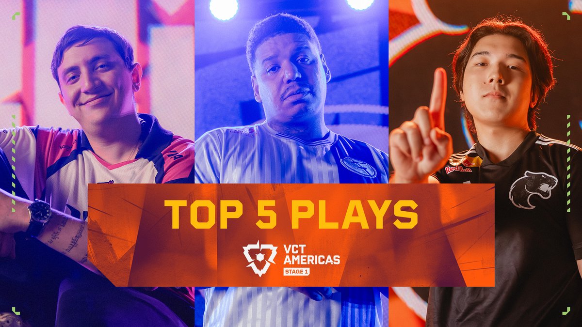TOP 5 jogadas da Semana 2 do #VCTAmericas 👀 Spoiler: o 1º lugar é brasileiro 🇧🇷