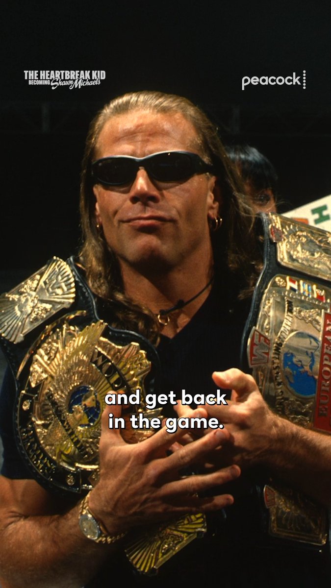 Words of wisdom 🤌 #TheHeartbreakKid: Becoming Shawn Michaels is streaming now on Peacock.