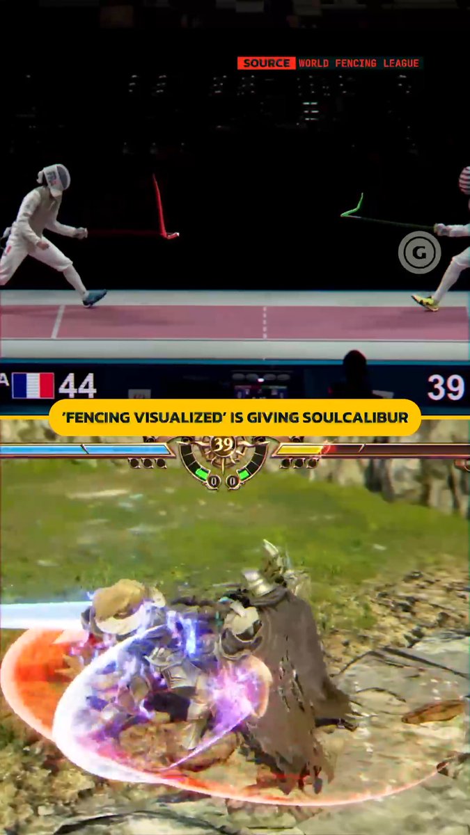 Anyone else think of SoulCalibur when seeing Fencing Visualized? 🙋‍♀️