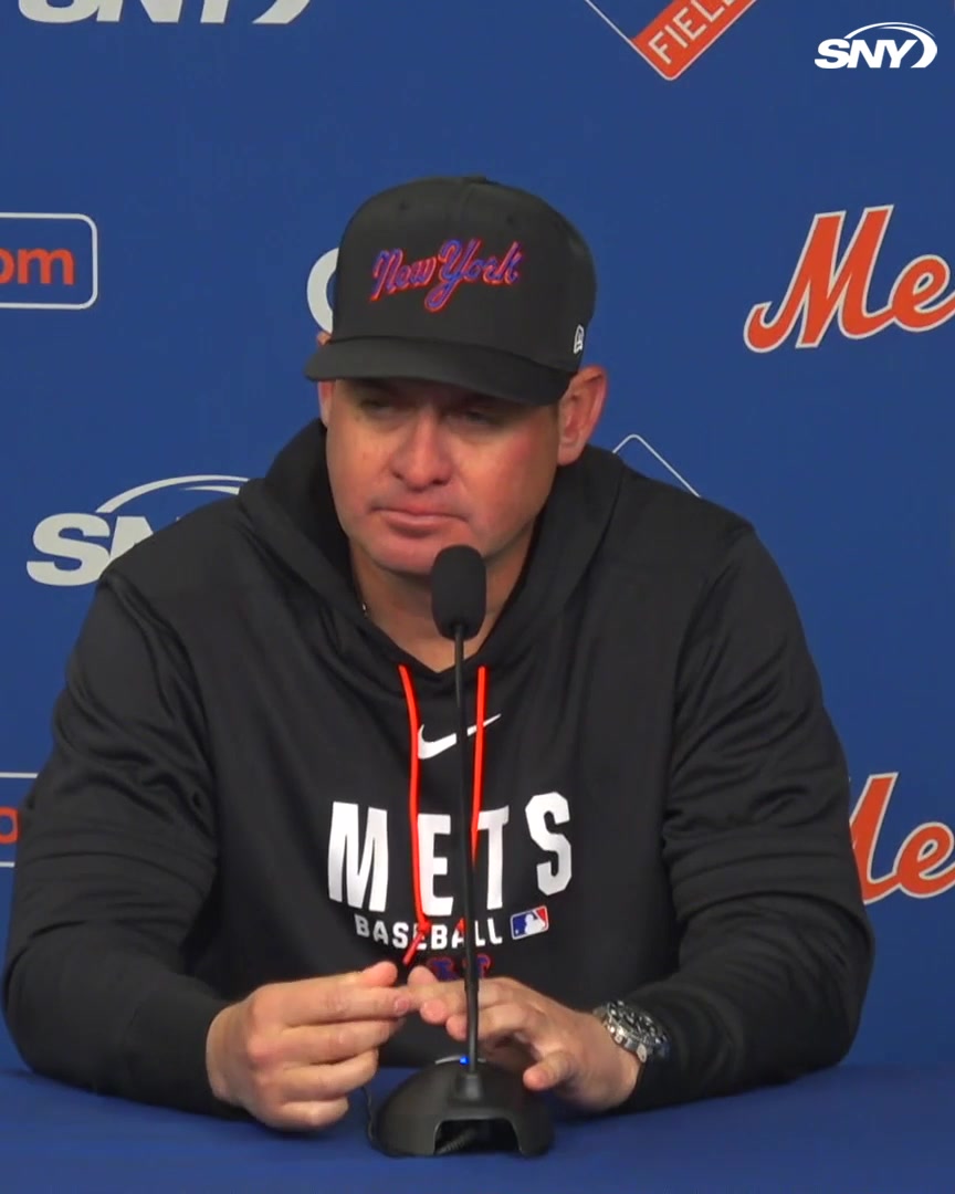 "They're going to hold us accountable and it's on us to flip the script here." Carlos Mendoza was asked what type of reaction he expects from Mets fans tonight in the team's return home: