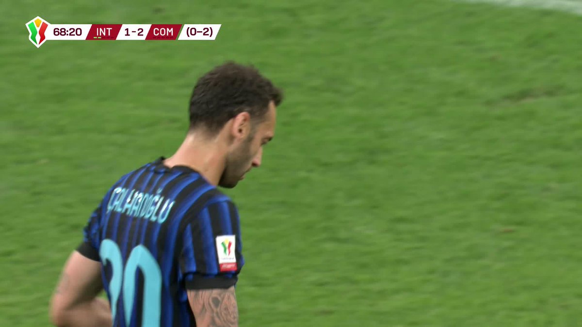 It's not over yet! 👀 Hakan Çalhanoğlu gets Inter right back in this Semi-Final 🔵⚫