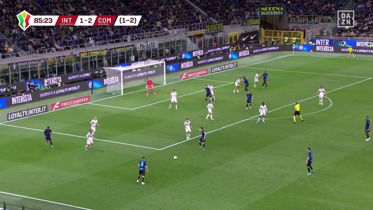 NI EL PEOR DE LOS VILLANOS ESCRIBE ESTE GUION PARA EL COMO🤕 SE QUEDAN FUERA DE LA FINAL DE COPPA TRAS DOS MINUTOS DE LOCURA EN MILÁN #CoppaItalia