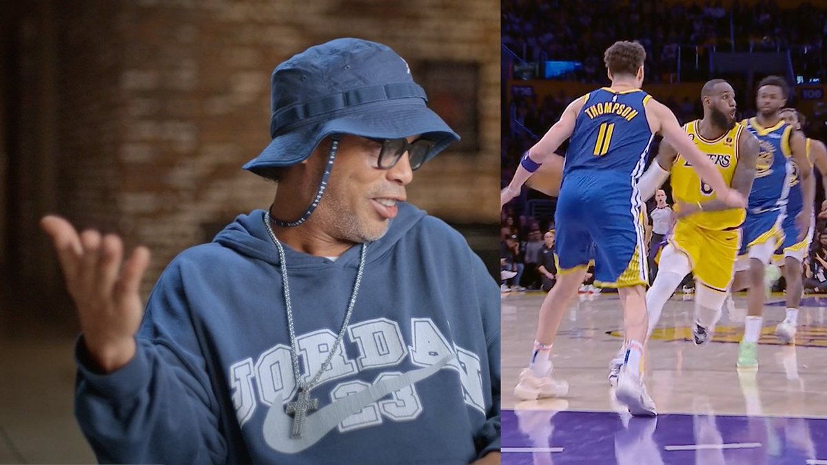 “I loved watching Magic Johnson — the no-look passes, the Michael Jordan era.” Ronaldinho used to watch NBA games and bring those moves onto the pitch 🔥 📺 Ronaldinho: The One and Only