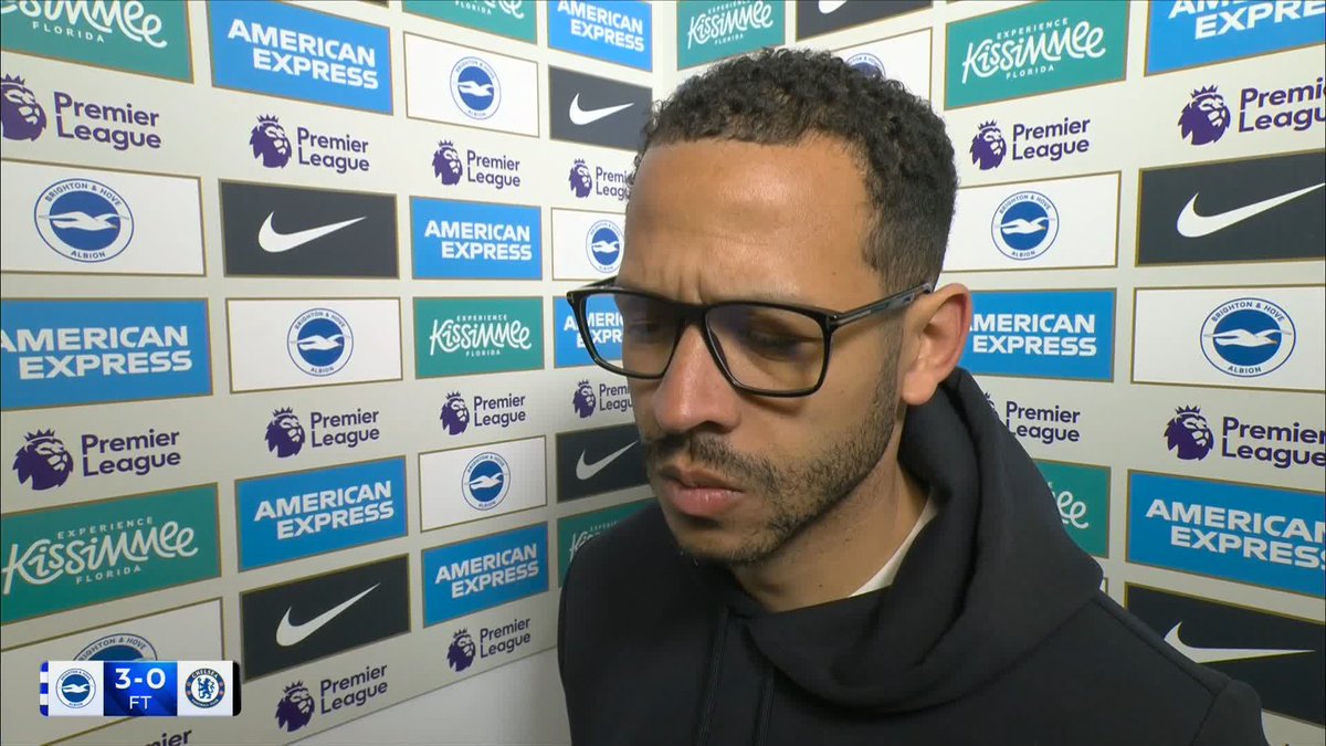 "That was unacceptable, indefensible... something needs to change, DRASTICALLY" 👀 No holding back from Liam Rosenior after Chelsea's humbling defeat to Brighton.