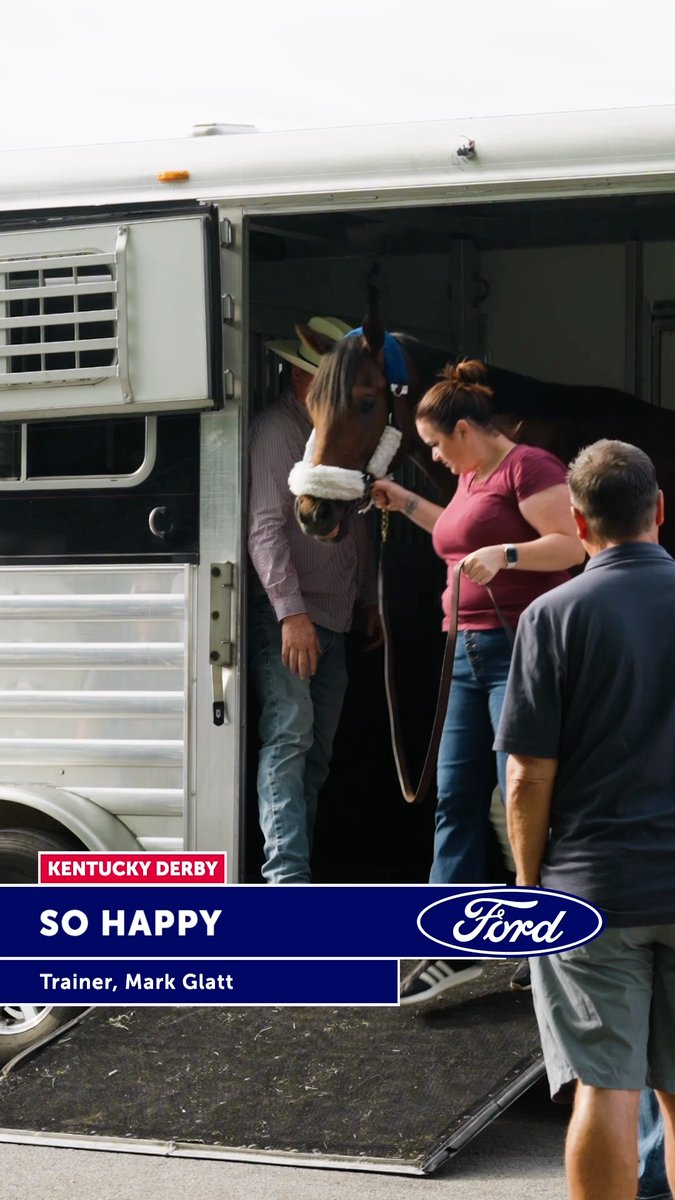 So Happy has arrived at Churchill Downs. 🌹