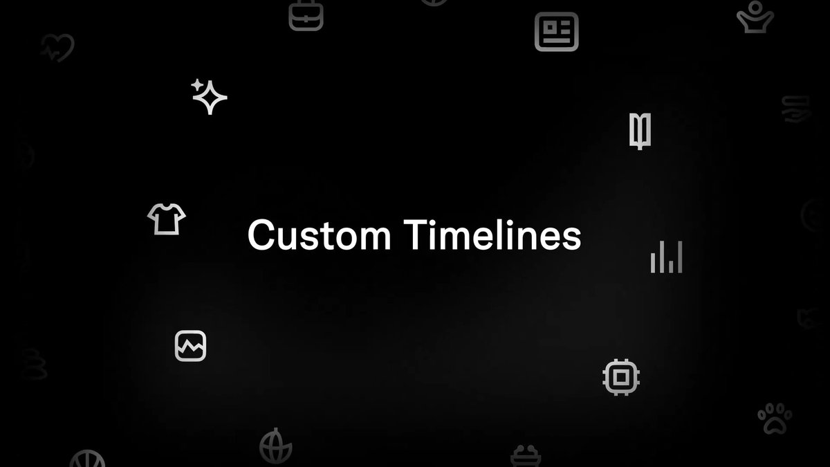 Ladies and gentlemen, today we're launching one of our biggest changes to 𝕏 Introducing Custom Timelines This feature allows you to pin a specific topic to your home tab. With support for over 75 topics, you can dive deep into your favorite niche on X. It's powered by Grok's understanding of every post with the algorithm's personalization—meaning every timeline is made just for you. And it works even better when it's a topic you already engage with. This was a huge undertaking across many months, so we're excited for you take it for a spin. We're giving early access to Premium subscribers on iOS (and Android coming very soon).