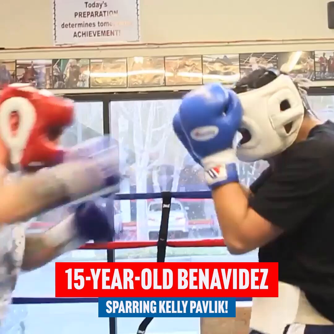 ⏪ When a 15-year-old David Benavidez sparred former Ring middleweight champion Kelly Pavlik 👀 Benavidez returns against WBA and WBO crusierweight champion ‘Zurdo’ Ramirez on May 2nd 🏆
