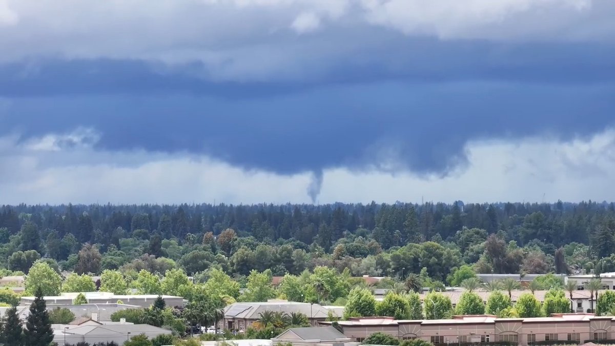 Video of a tornado seen touching down near Fresno as a severe storm moves through the region. MORE: (Courtesy: Westlands Water District)