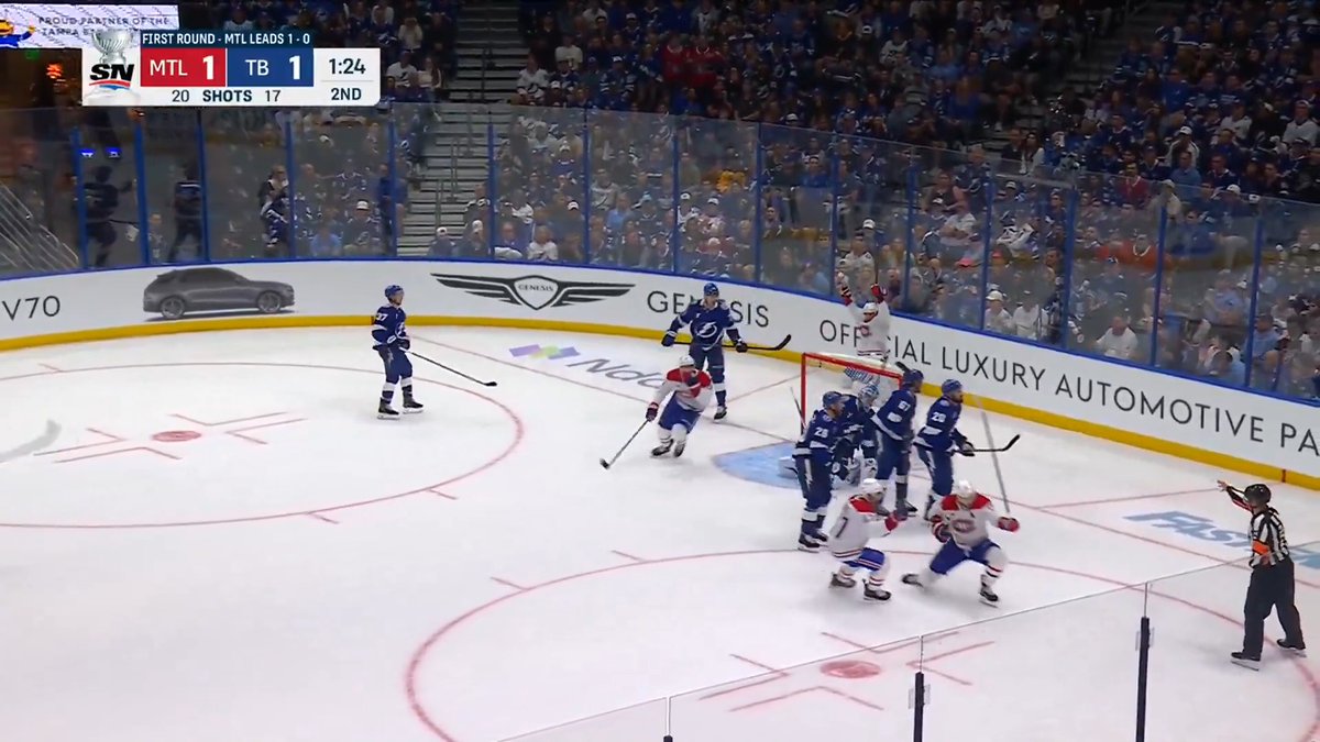 JOSH ANDERSON!! His second goal of the series give the x - Canadiens Montréal the lead in Game 2! #StanleyCup 📺: ESPN 2, Sportsnet, & TVA Sports