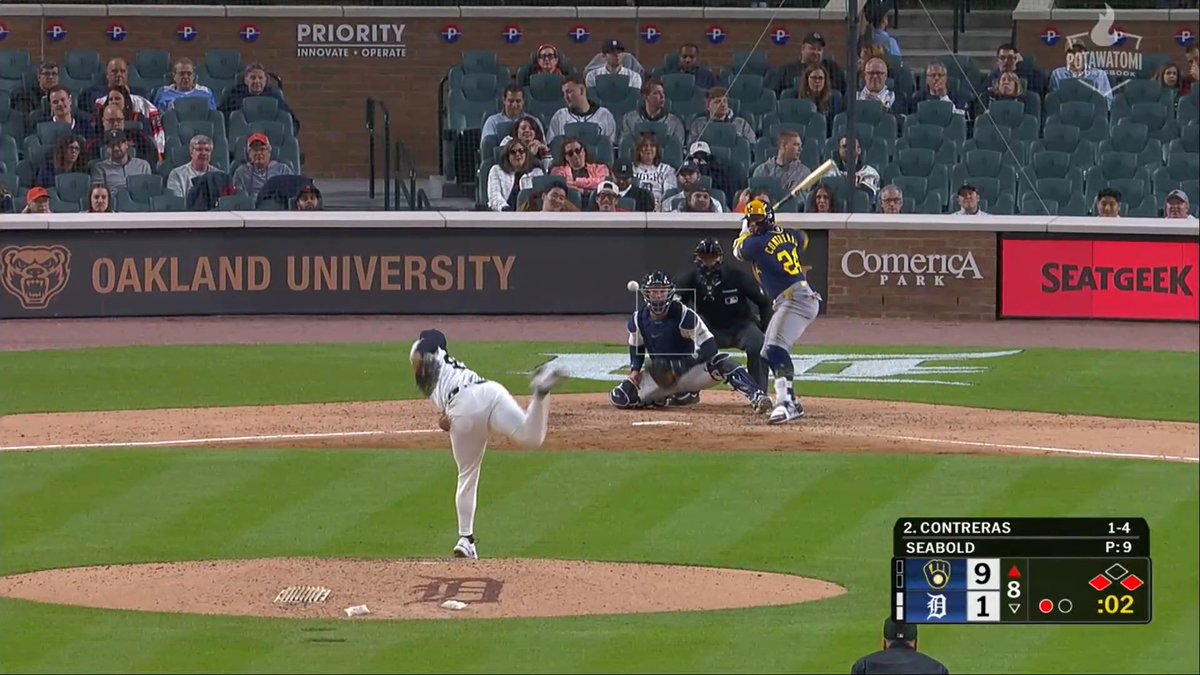 The Milwaukee Brewers have batted around in the eighth 🔄
