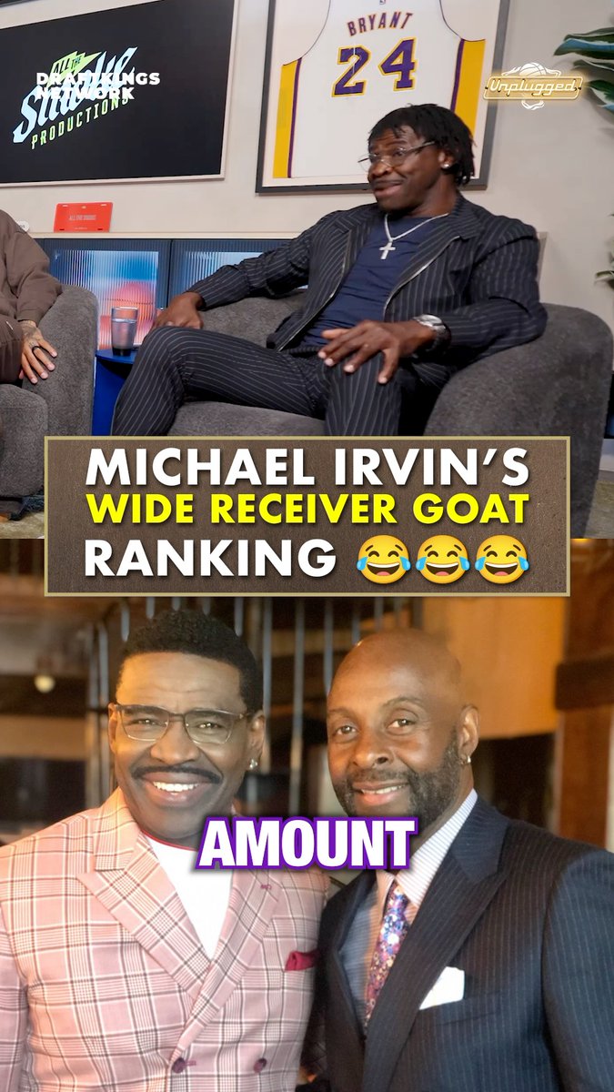 Michael Irvin knows exactly where he at in the WR GOAT debate 👀 The Playmaker sets the record straight 💍🔥