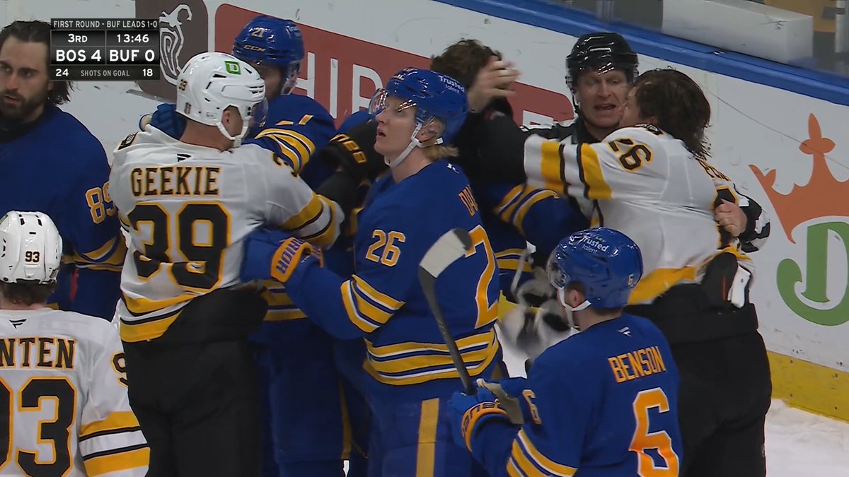 They're gonna need to add more space in these penalty boxes... "We've got ourselves a series!" 🍿