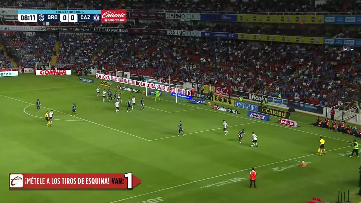 🇨🇴 ASISTENCIA de Willer Ditta. El colombiano la puso para el 1-0 de #CruzAzul en su visita a #Querétaro, al 9’ 👀 Es el segundo ‘pasegol’ del defensa en lo que va de la Liga MX