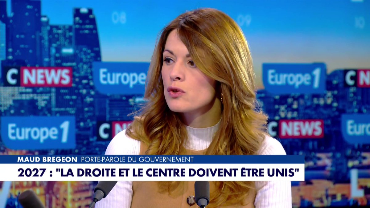 2027 : "Le bloc central doit s'entendre avec LR" selon Maud Bregeon #LaGrandeInterview #Europe1