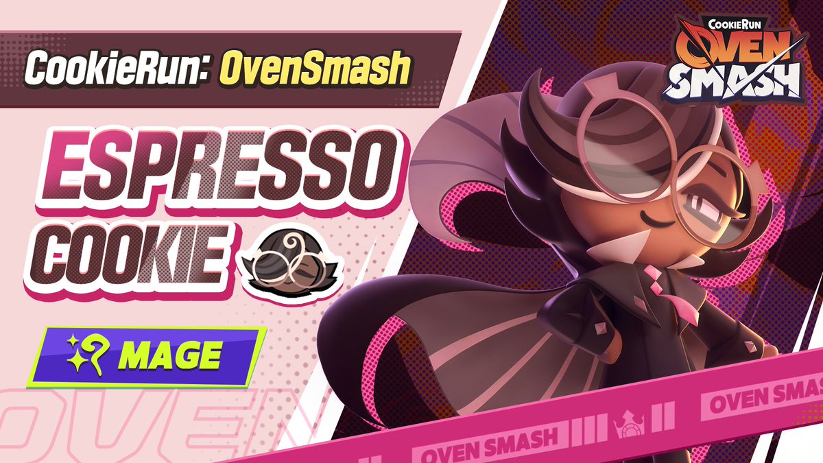 Timing is everything. ☕ Creator of Coffee Magic, Espresso Cookie works tirelessly, grinding, roasting, and refining every detail to perfection. 👇 Download CookieRun: OvenSmash now! #CookieRun #CookieRunOvenSmash #EspressoCookie