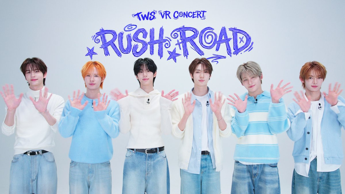 / #VRコンサート TWSよりメッセージが到着🩵✨ \ #TWSとゼロ距離 で会う準備はできていますか?💘 今すぐ #RUSH_ROAD の世界へRUSH! 🎟️ #TWS #247WithUs #ラッシュロード #TWS_VRConcert #TWSとゼロ距離