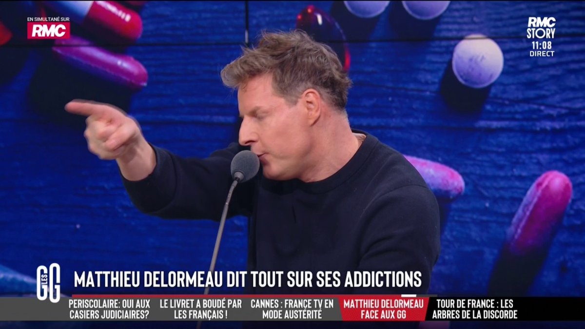 🎙️ Matthieu Delormeau : "Les hommes politiques quand ils parlent de drogues, ils parlent du marché noir, de l'argent, du Venezuela... mais on s'en fout de ça quand on est malade. Il faut expliquer aux gens qu'il n'y a pas d'alternatives : c'est l'abstinence ou la mort." #GGRMC