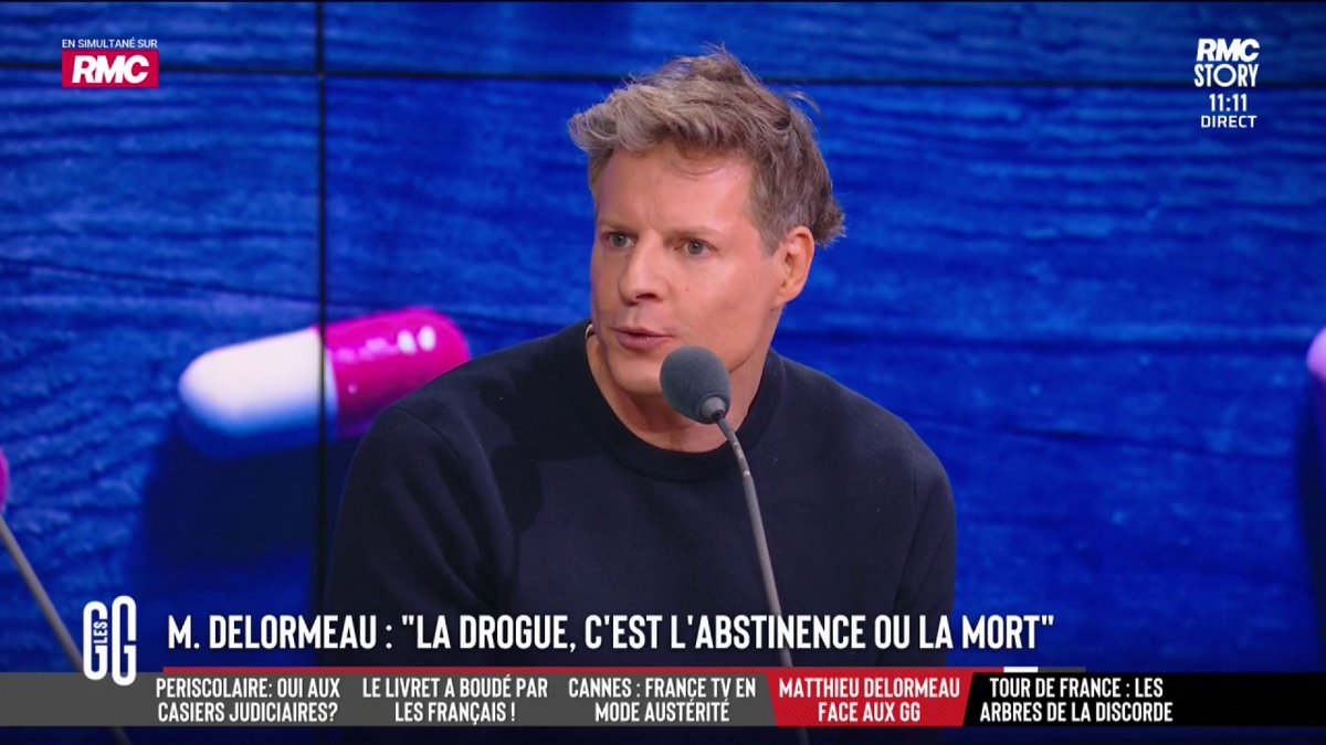 🎙️ Matthieu Delormeau à propos de la drogue : "Pendant 2 ans, je suis sorti 2 fois de chez moi. 2 fois ! Une fois une femme m'est passée devant à la pharmacie. Je pars dans la rue, je lui cours après, je la choppe et je lui hurle dessus. Je l'insulte de p*te. J'étais fou." #GGRMC