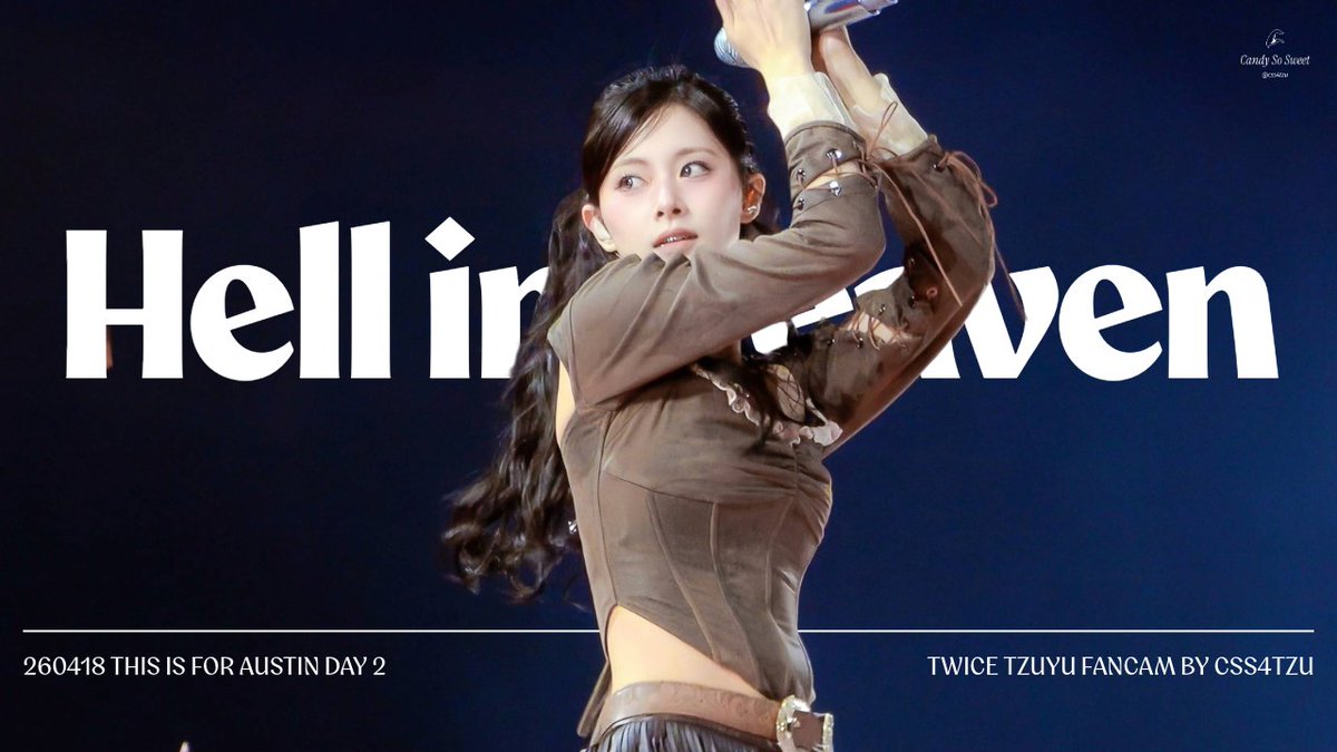 260418 [THIS IS FOR] IN AUSTIN DAY 2 TWICE Tzuyu “Hell in Heaven” Fancam 쯔위 직캠 [4K] 🔗 #TWICE #트와이스 #THISISFOR_AUSTIN_D1 #쯔위 #TZUYU #ツウィ #子瑜 #周子瑜