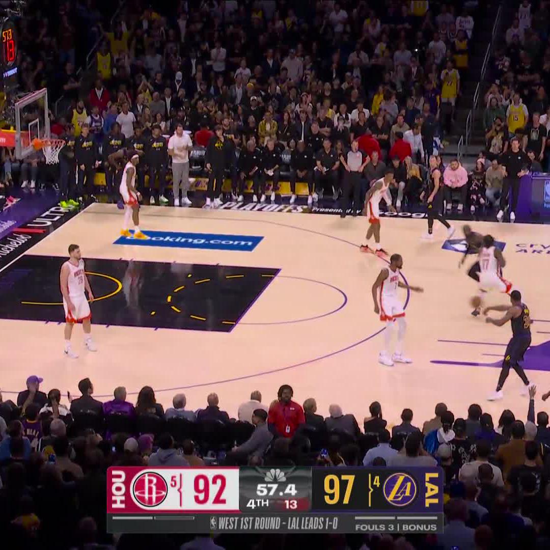 He is 41 years young. In season #23. And making a 28-8-7 line look easy in 39 minutes to charge his team, missing its top two scorers, to a 2-0 series lead. LeBron James. 👑