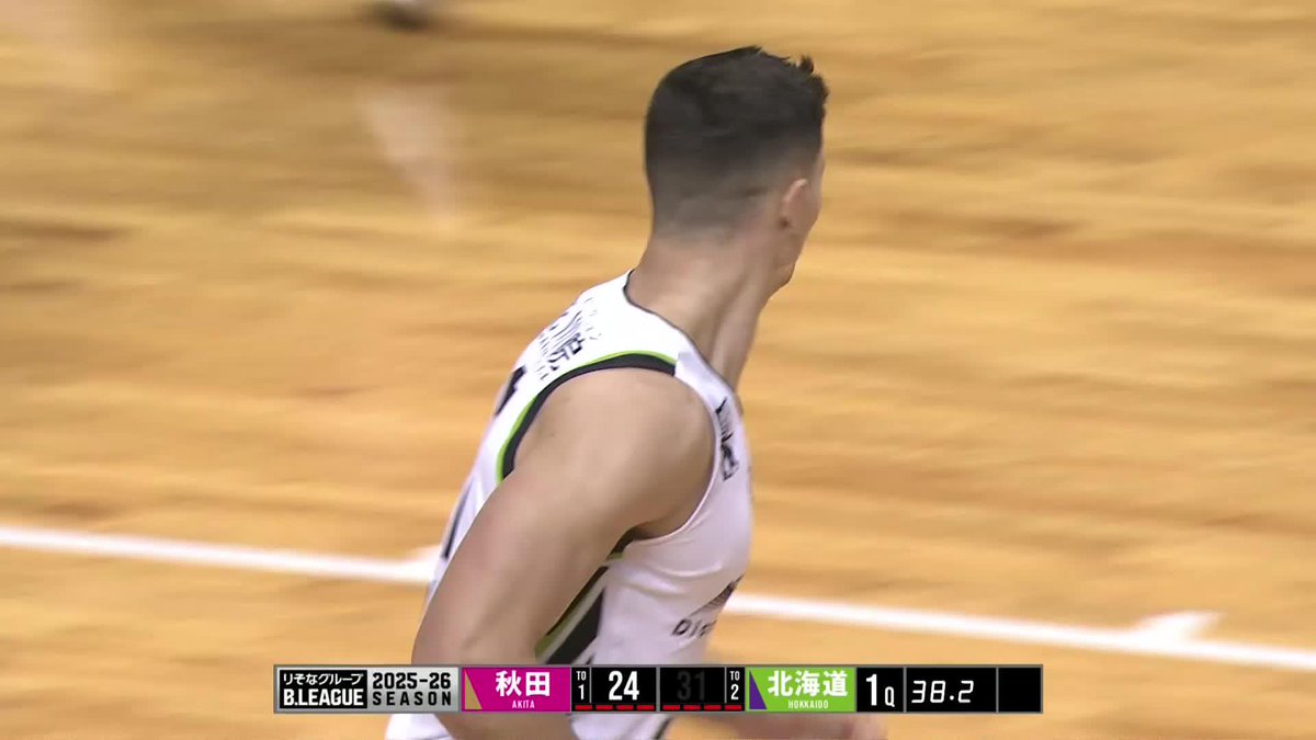 1Q タイミングも軌道もドンピシャ🙌🙌 #富永啓生 のアシストから #ジョン・ハーラー の見事なアリウープが炸裂💥💥 4/22(水) vs. 秋田ノーザンハピネッツ #レバンガ北海道 富永 啓生/ keisei tominaga John Harrar