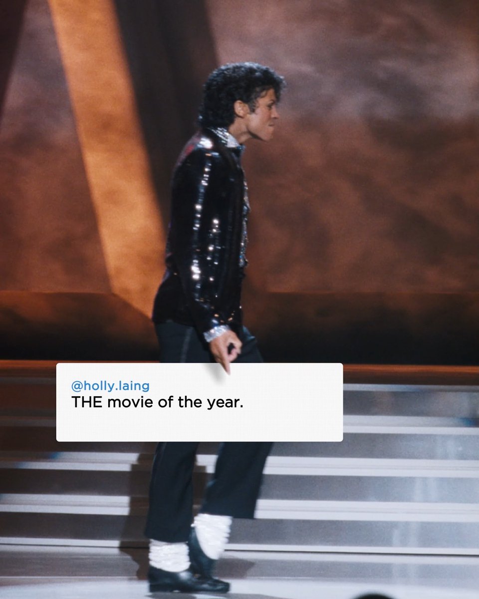 Be part of the moment 🤩 #MichaelMovie is in cinemas NOW!