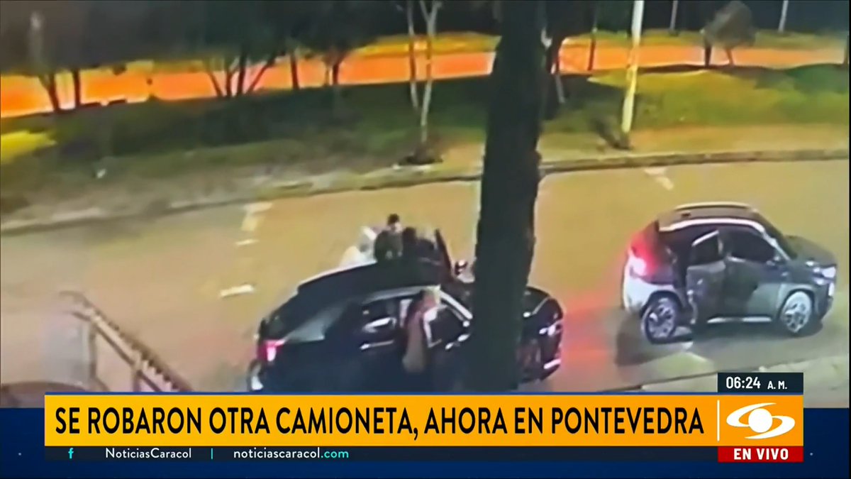 #OjoDeLaNoche | En el barrio Pontevedra, en Bogotá, ladrones se robaron una camioneta. Le contamos los detalles. Siga nuestra señal en vivo >>>