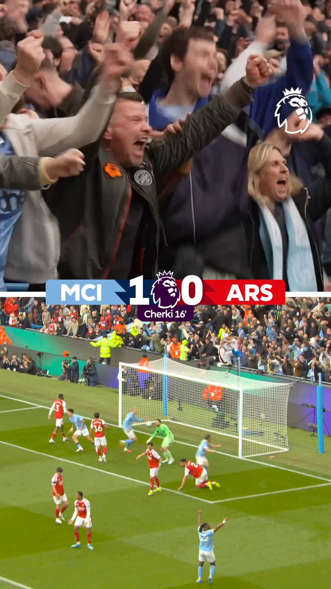 Man City 2-1 Arsenal, Sunday 19 April 2026 😮💨