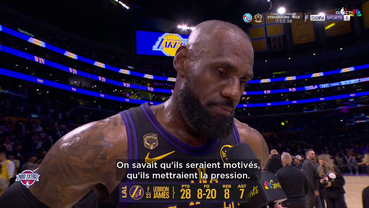 🏀 #NBAExtra 💥 Lakers, la surprise continue ! 2-0 contre OKC ! 🎙 "C'est tout à fait mérité !"