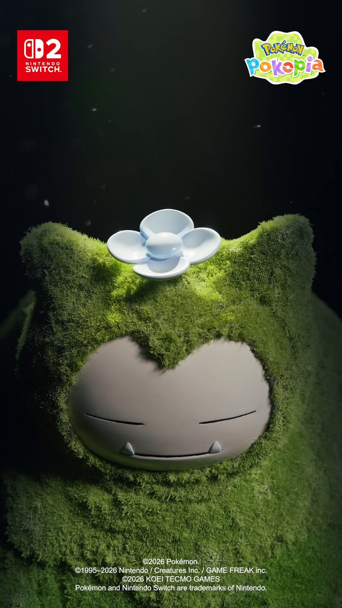 ¡Nos hemos inspirado en #PokemonPokopia para crear nuestro propio Musgorlax! 🌿 ¿Cuánto creéis que lleva dormido? 🤔