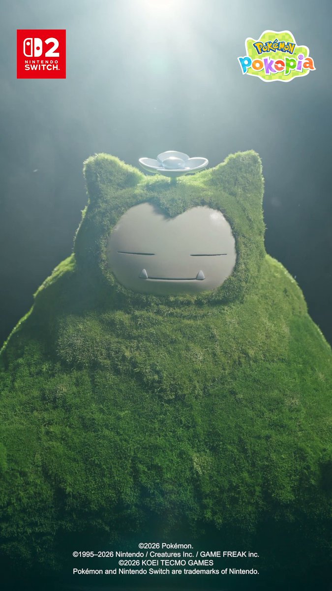 Inspired by #PokemonPokopia, we crafted our very own Mosslax! 🌿 How long has it been asleep? 🤔