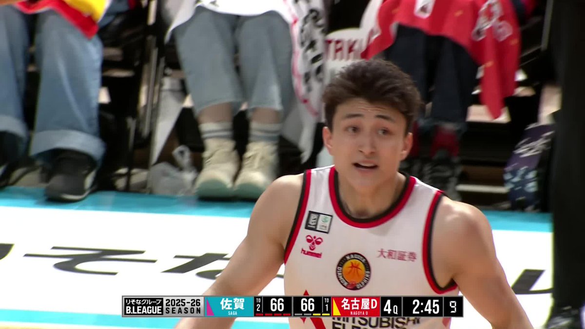 鬼のディフェンス👹🔥 名古屋D#3 加藤のハッスルがチームを救う！ 加藤嵩都 名古屋ダイヤモンドドルフィンズ 公式 📡バスケットLIVEで生配信中 #Bリーグ #りそなグループ
