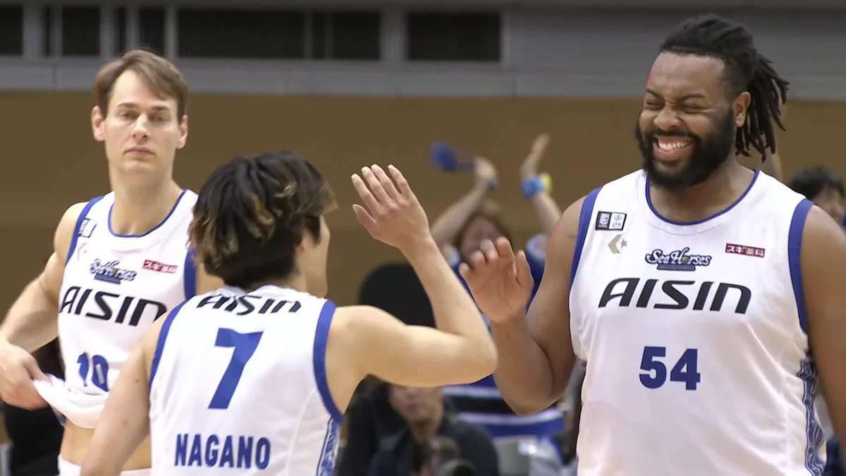 最終クォーター、同点で迎えたラストプレーの行方は…。 シーホース三河 #Bリーグ #りそなグループ