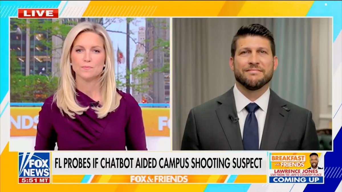 I joined Fox &amp; Friends to discuss our criminal investigation into OpenAI.