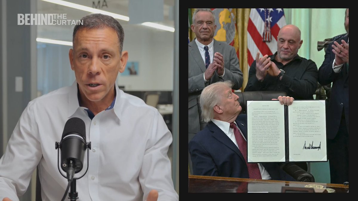 "If Trump starts to lose the podcasting bros and all the MAGA leaders, that's a huge problem for Republicans." Jim VandeHei goes Behind the Curtain on the White House's efforts to get Joe Rogan back on their side.