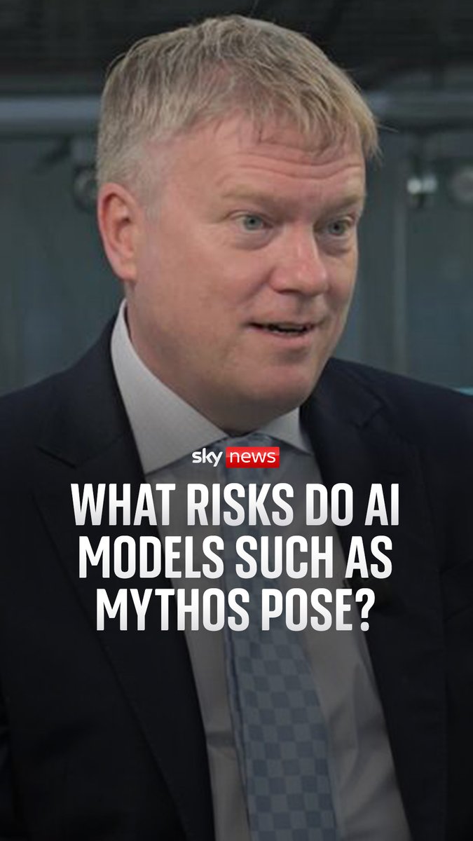 The UK’s top cybersecurity official, Richard Horne, has told Sky News that AI models such as Anthropic’s new model Mythos are “warning shots” for the UK about the danger of powerful AI.