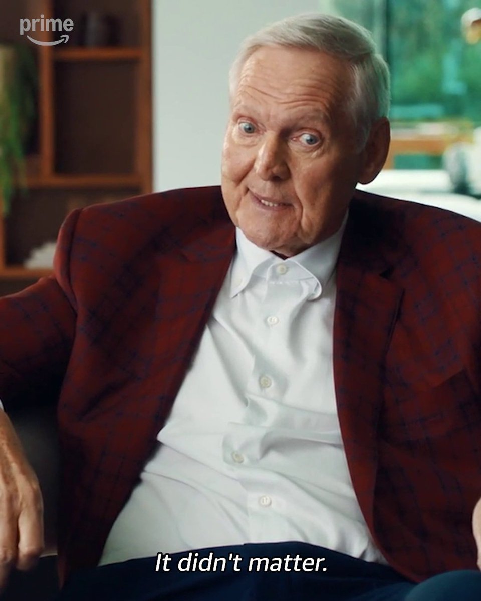 Jerry West is the only player in NBA history to win the Finals MVP while on the losing team. Jerry West: The Logo is now streaming on Prime Video.