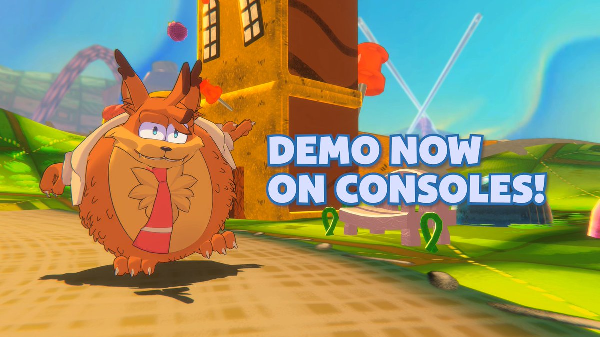 📢 A Bubsy 4D Demo has hit CONSOLES! This is not a drill! Play now on your purrrfurrred platform! 😽