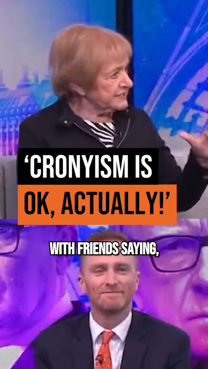 Cronyism is fine!... ...According to the government's 'Anti-Corruption Champion' (Who was put into the House of Lords by the Prime Minister)