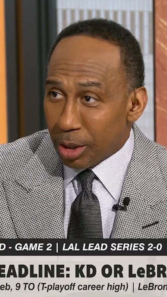 .Stephen A Smith giving LeBron GOAT status? 😳🐐