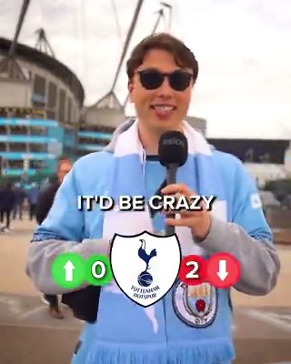 Man City fans think Spurs' relegation is inevitable 😬
