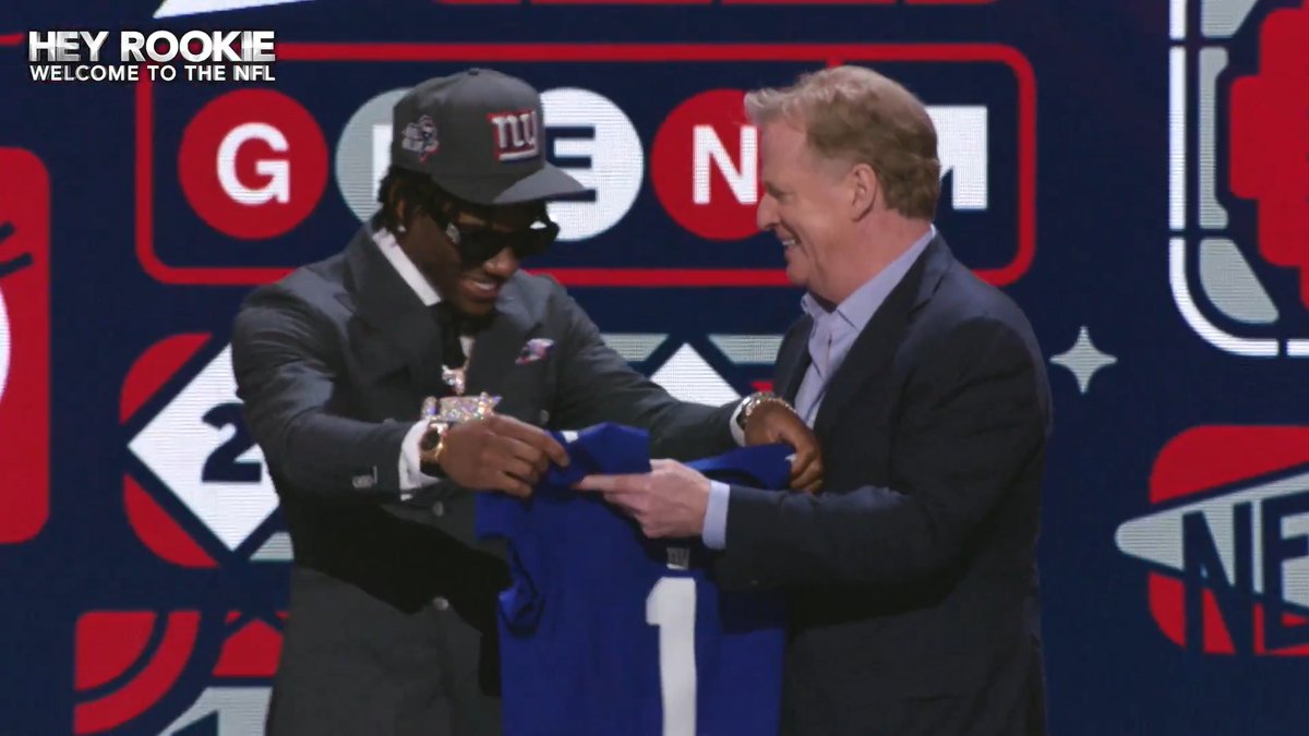 Malik Nabers' draft moment was special 💯 Do the New York Giants land another stud WR tomorrow night?