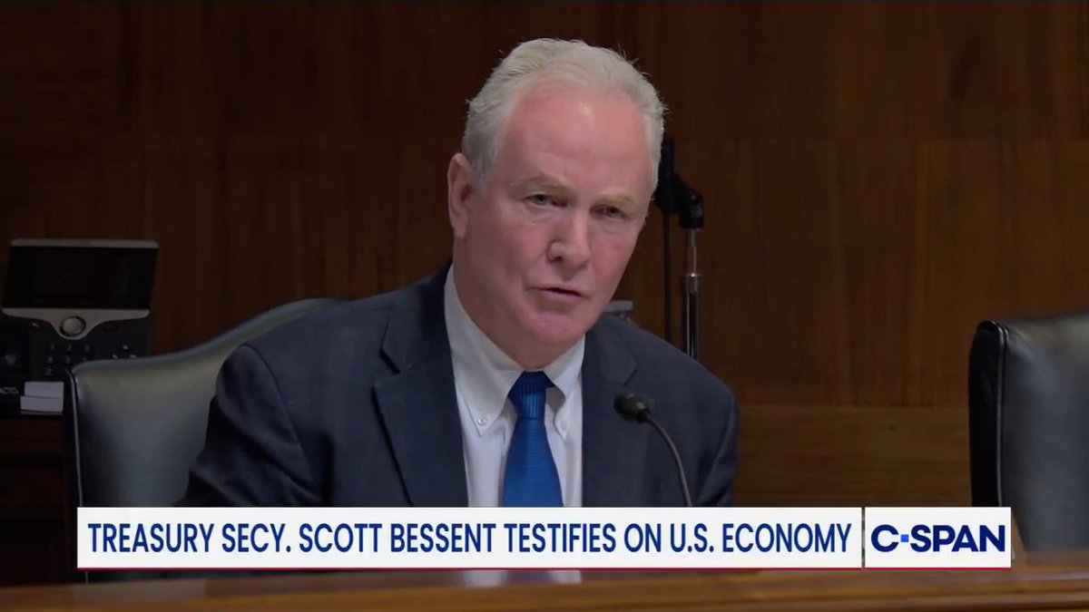 Sen. Senator Chris Van Hollen: "The UAE is asking you to provide them a swap line…Can you talk about this request and whether or not you plan to support it?" Treasury Secretary Scott Bessent: "Many of our Gulf allies have requested swap lines…The swap line would both benefit the UAE and the U.S."
