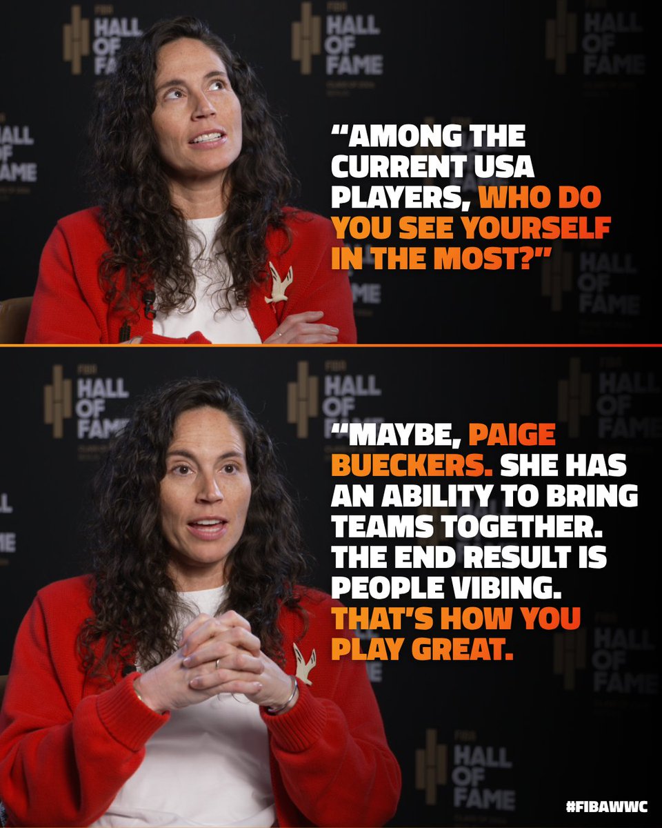 Team vibe is a priority in any Sue Bird or Paige Bueckers team ❤️‍🔥🇺🇸 #FIBAWWC x #WeOwnTheGame