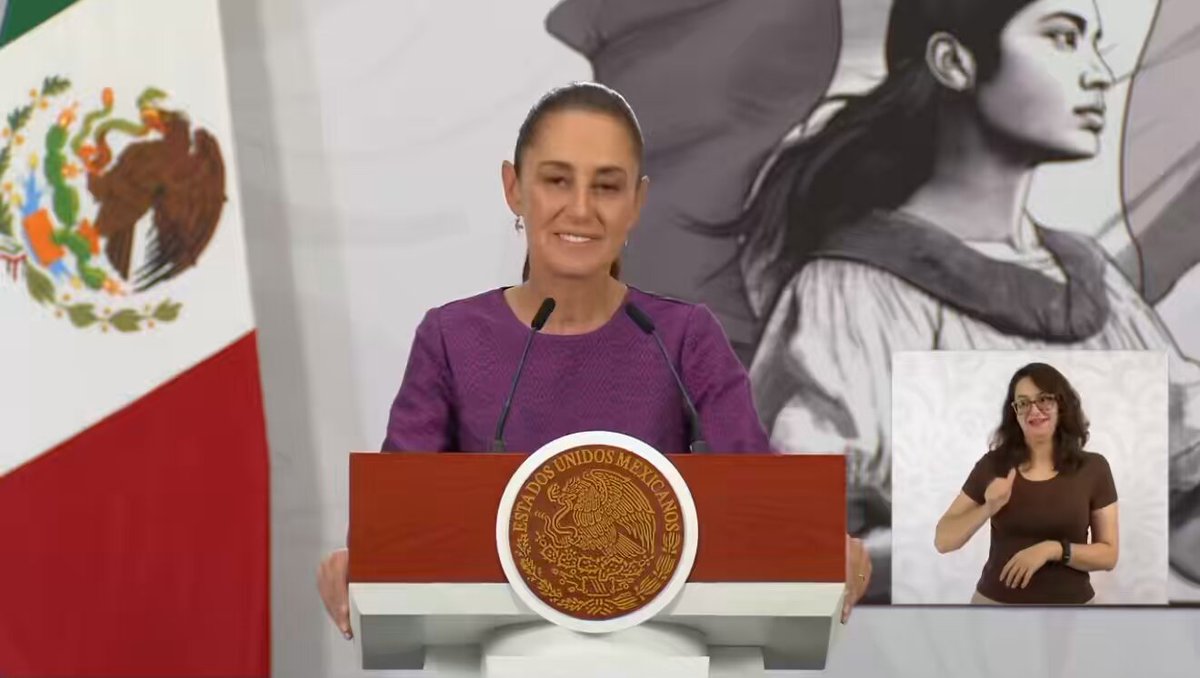 SHEINBAUM CONFIRMA Y DA LA NOTA: 👉Estela Damián, actual Consejera Jurídica si le pidió irse a competir en Guerrero en 2027. 👉Claudia, invitó a Luisa Alcalde para que sea su Consejera Jurídica. 👉Luisa Alcalde le pidió unos días para pensarlo. 👉Ariadna Montiel no le ha dicho nada a Sheinbaum si quiere renunciar para irse a competir por la dirigencia a morena; tampoco otra persona de su gabinete le ha dicho nada sobre morena. Escuchen a Claudia también sobre “especulaciones” que ha dicho la derecha y la oposición sobre amlo👇
