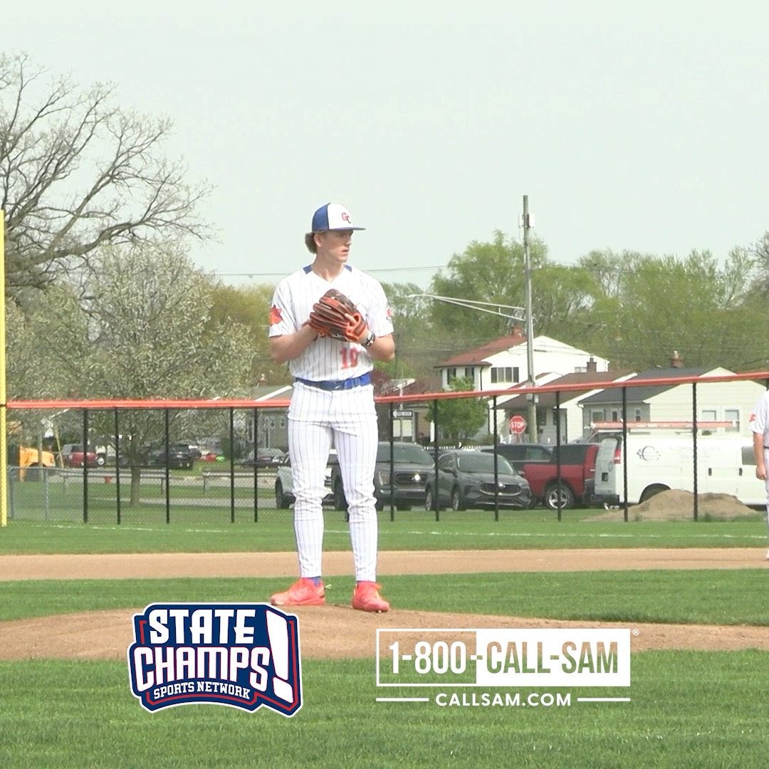 ETHAN ARMSTRONG IS #1 IN MI FOR A REASON🤯 ⚾ The Michigan Commit punched out 12 Chiefs in the 5-0 win over #4 New Boston Huron. Armstrong went the complete game and was up to 95 early in the game! Presented by Sam Bernstein Law