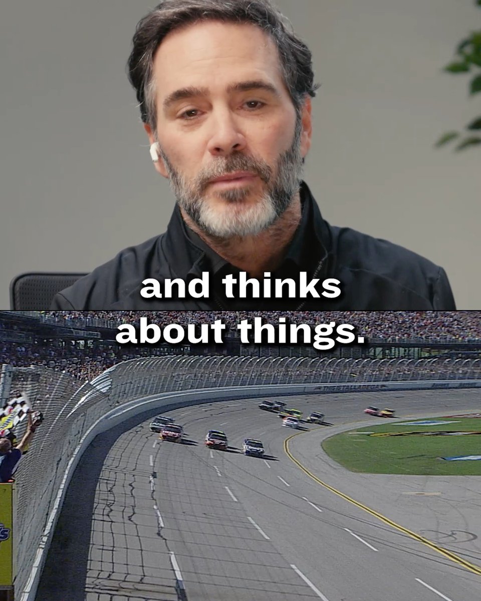 Those 50 cases of beer definitely paid off! 😅 Jimmie Johnson looks back on his 2011 four-wide finish at Talladega Superspeedway.