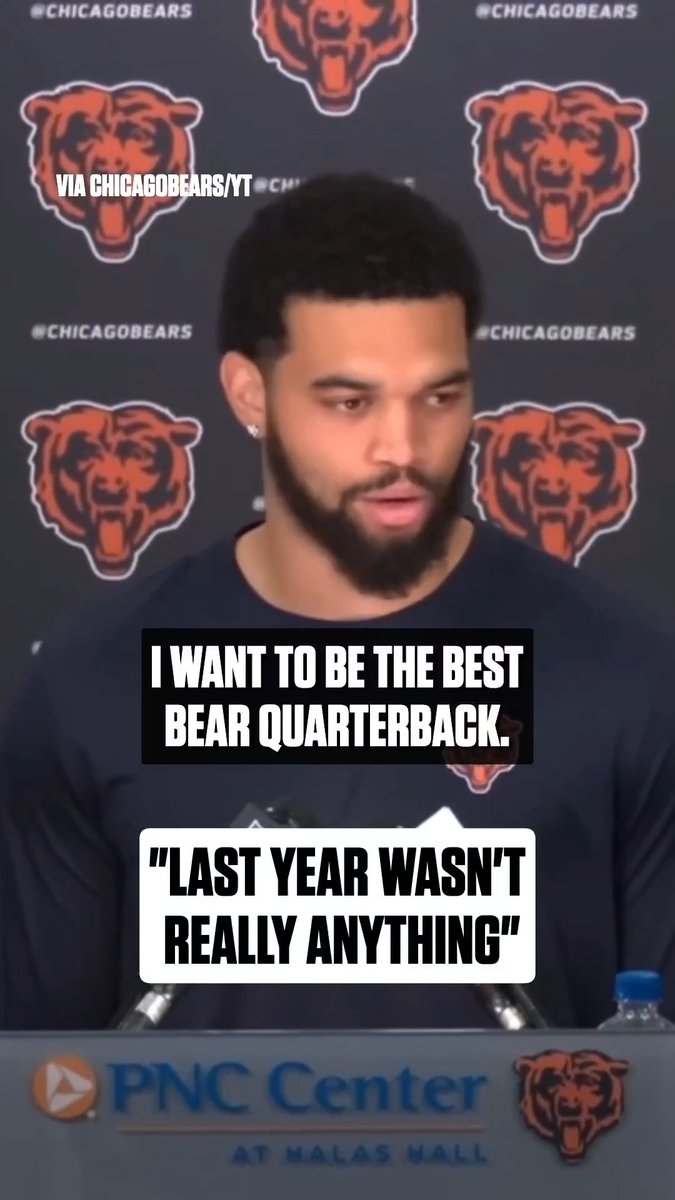 .Caleb Williams with some big plans for year 3 👀 (via Chicago Bears)