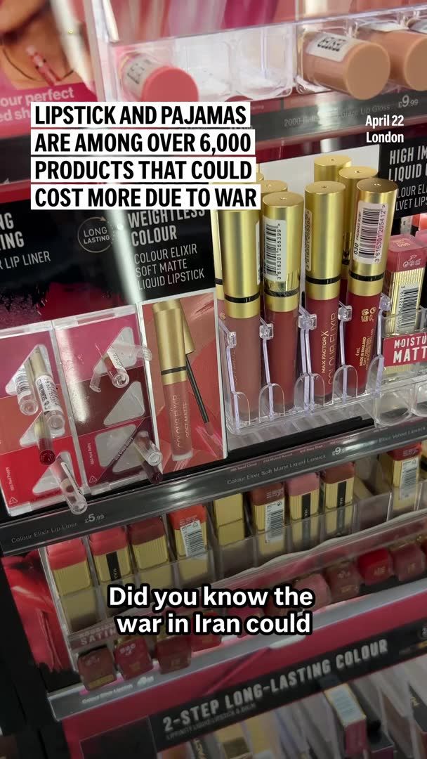 Did you know the war in Iran could raise the prices of some of your favourite everyday items? Spiking oil prices have been the biggest impact on those outside the conflict zone so far. But oil isn’t just for fuel, it also goes into making lots of other consumer products.